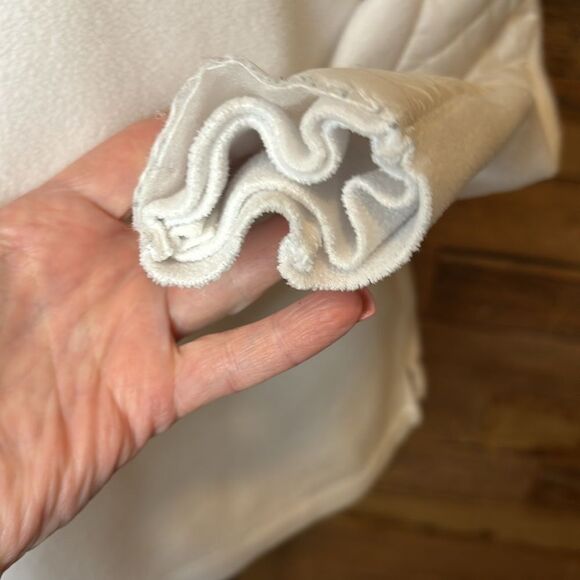 Athleta white fleece pullover xs - Picture 8 of 9